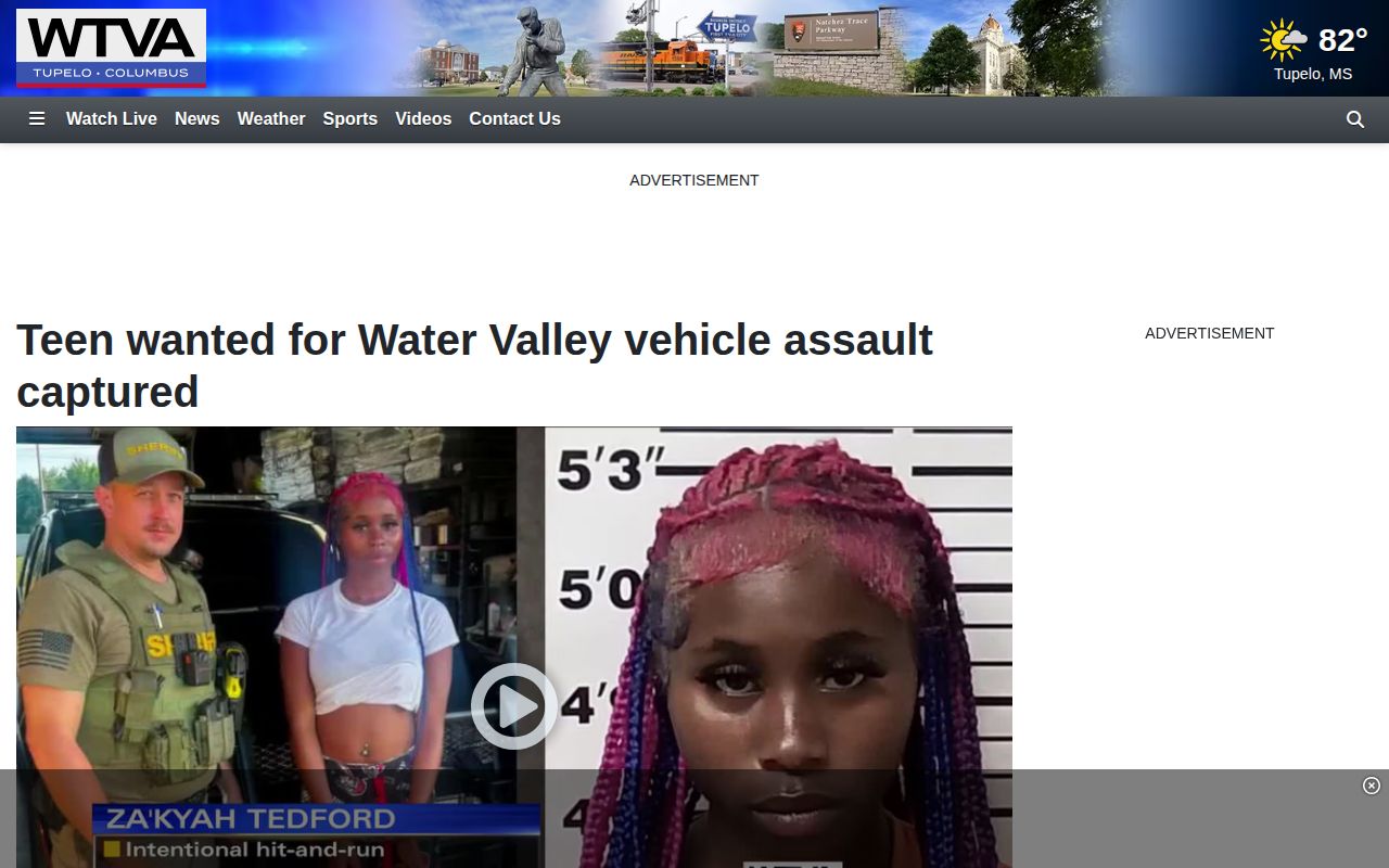 Yalobusha County WTVA arrest and wanted-person news report